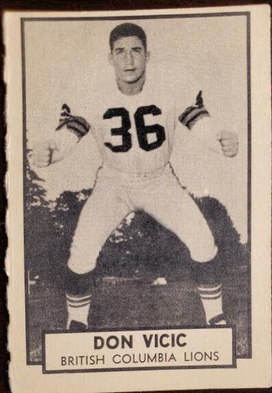Don Vicic, B.C. Lions