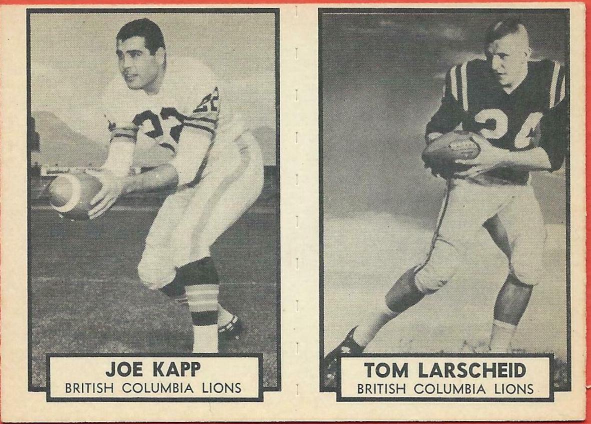 Joe Kapp, Tom Larscheid