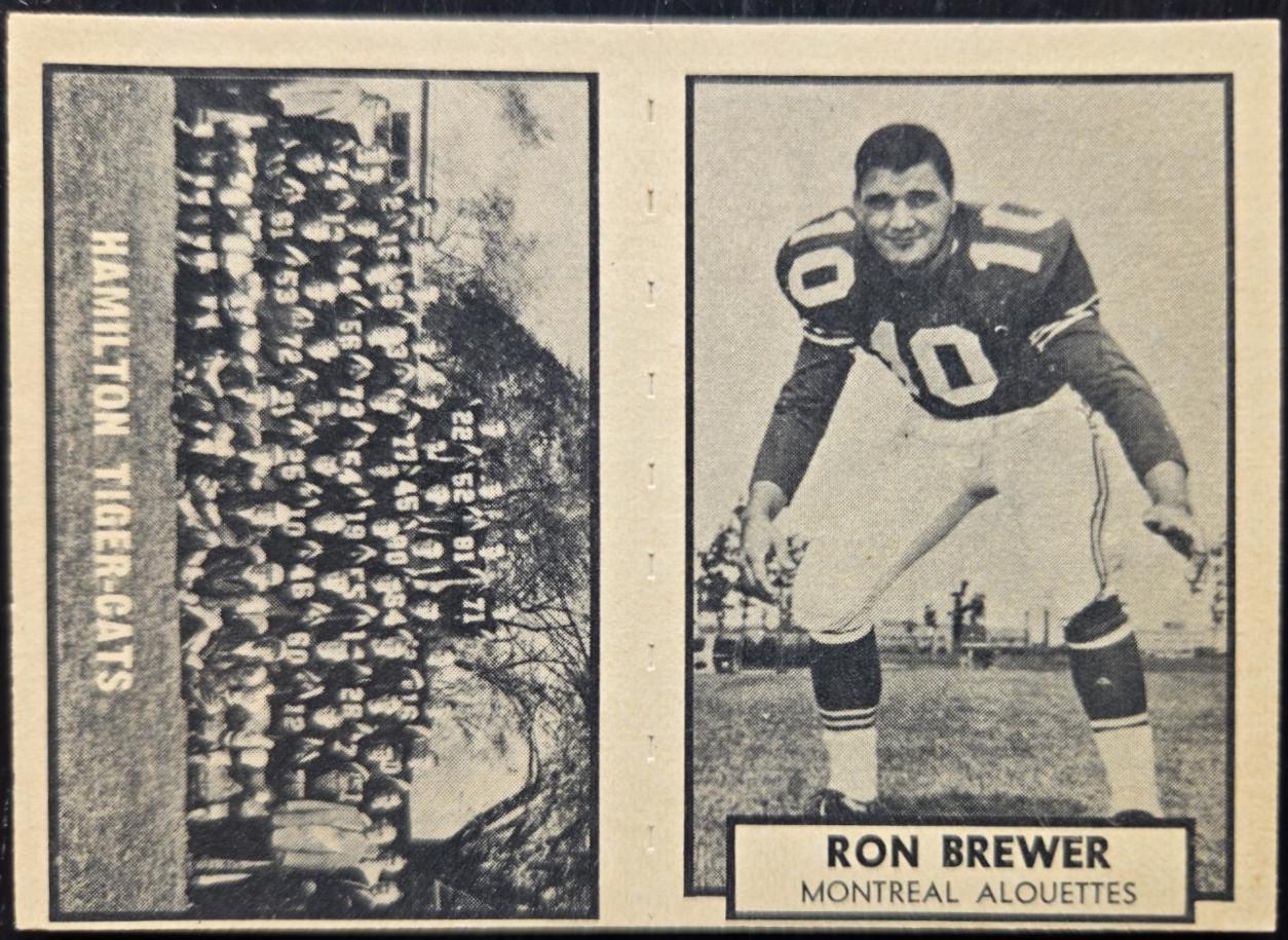 Ron Brewer, Hamilton Tiger Cats #77