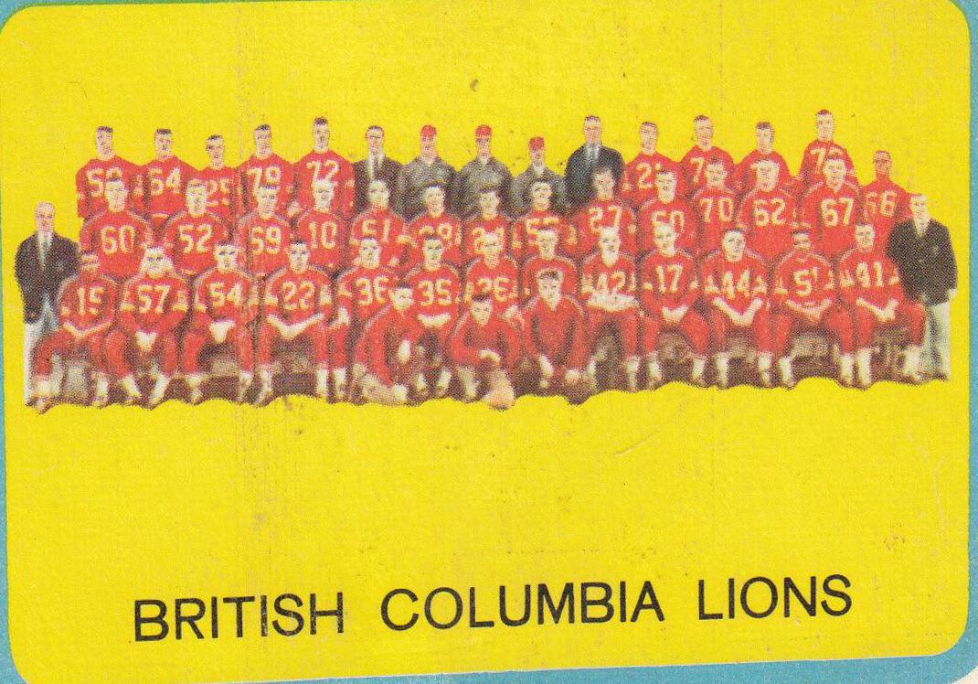 British Columbia Lions #10