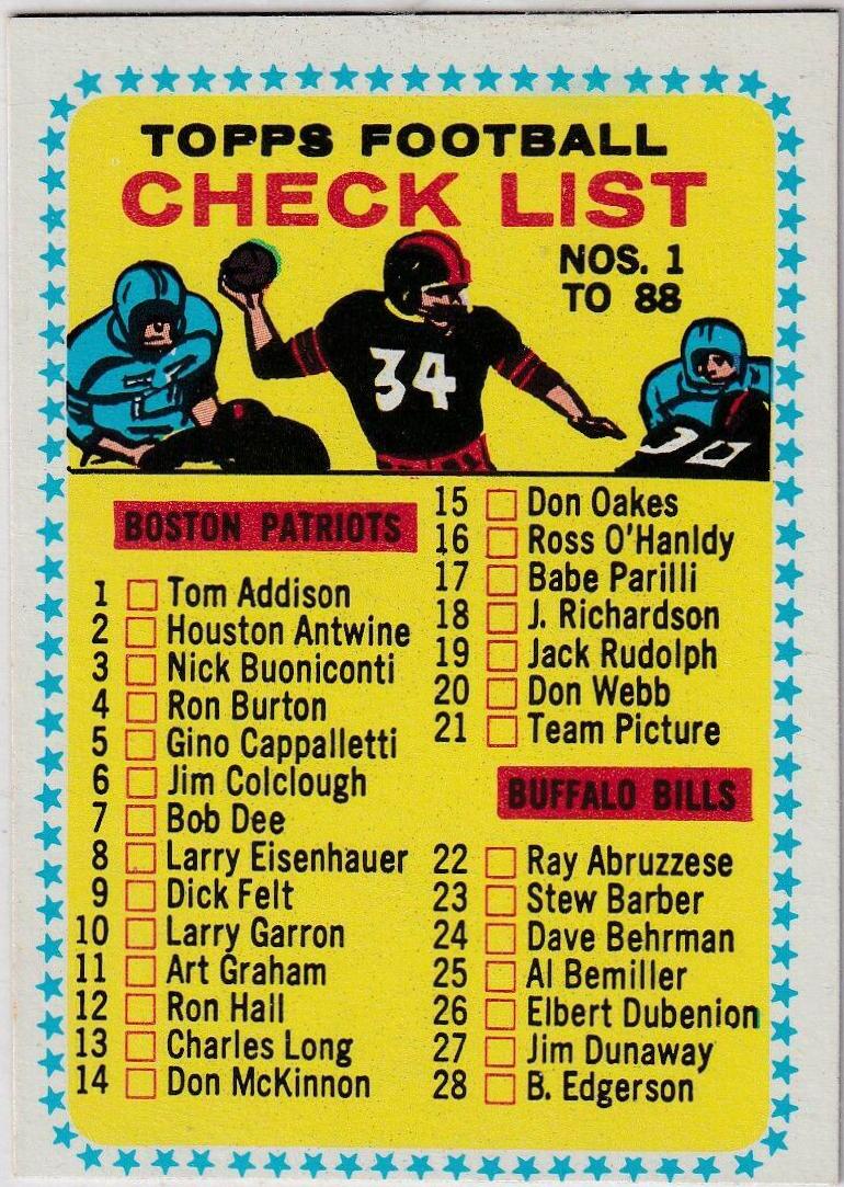 Checklist #1-88 #82