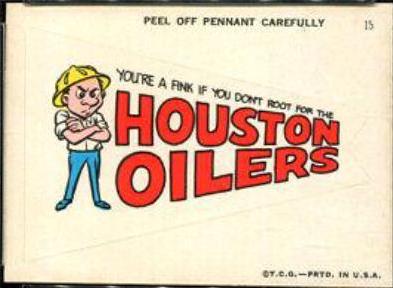 Houston Oilers [Sticker] #15