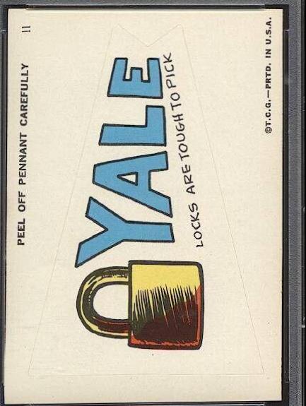 Yale [Sticker] #11