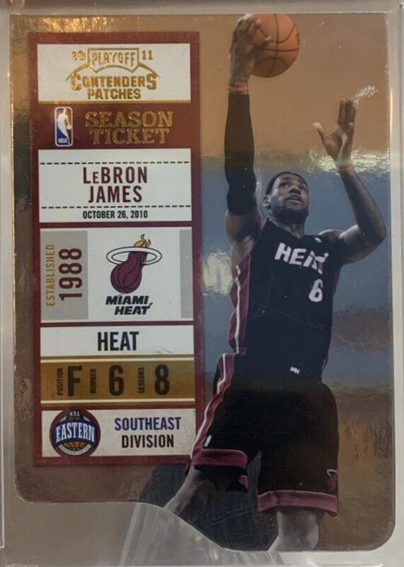LeBron James [Die Cut Gold] #93