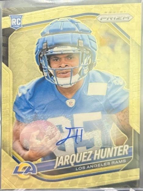 Jarquez Hunter [Autograph Gold Vinyl] #353