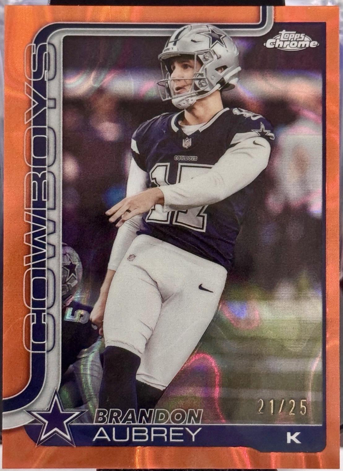 Brandon Aubrey [Orange Refractor] #81