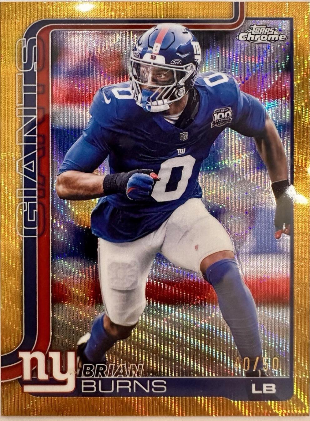 Brian Burns [Gold Wave Refractor] #234