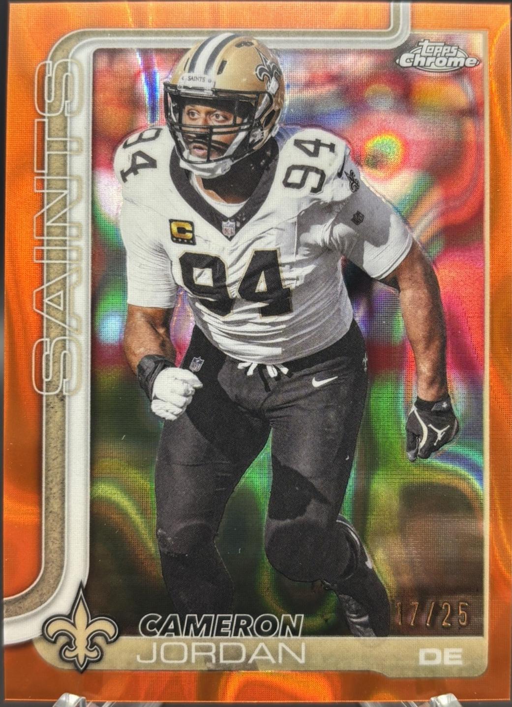 Cameron Jordan [Orange Refractor] #221