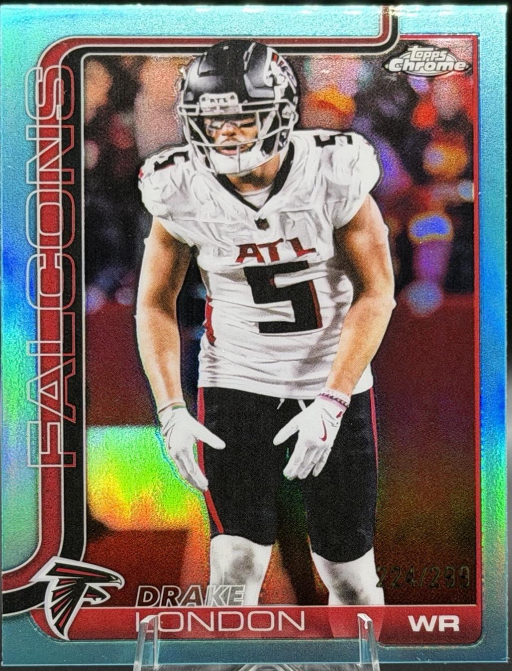 Drake London [Teal Refractor] #12