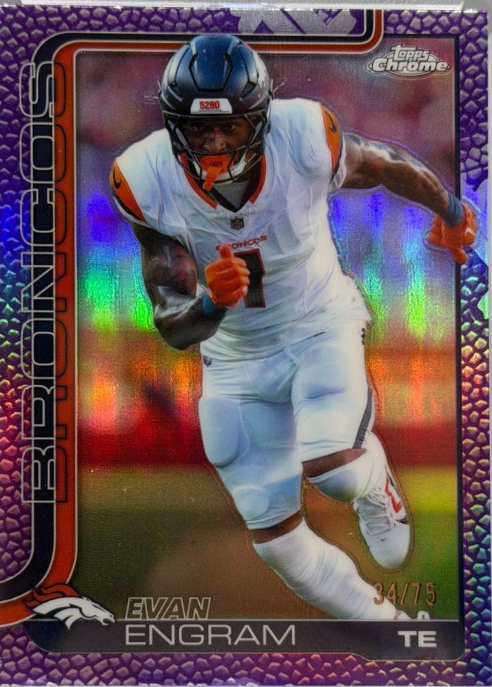 Evan Engram [Leather Purple] #92