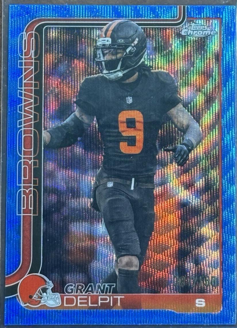 Grant Delpit [Blue Wave Refractor] #66