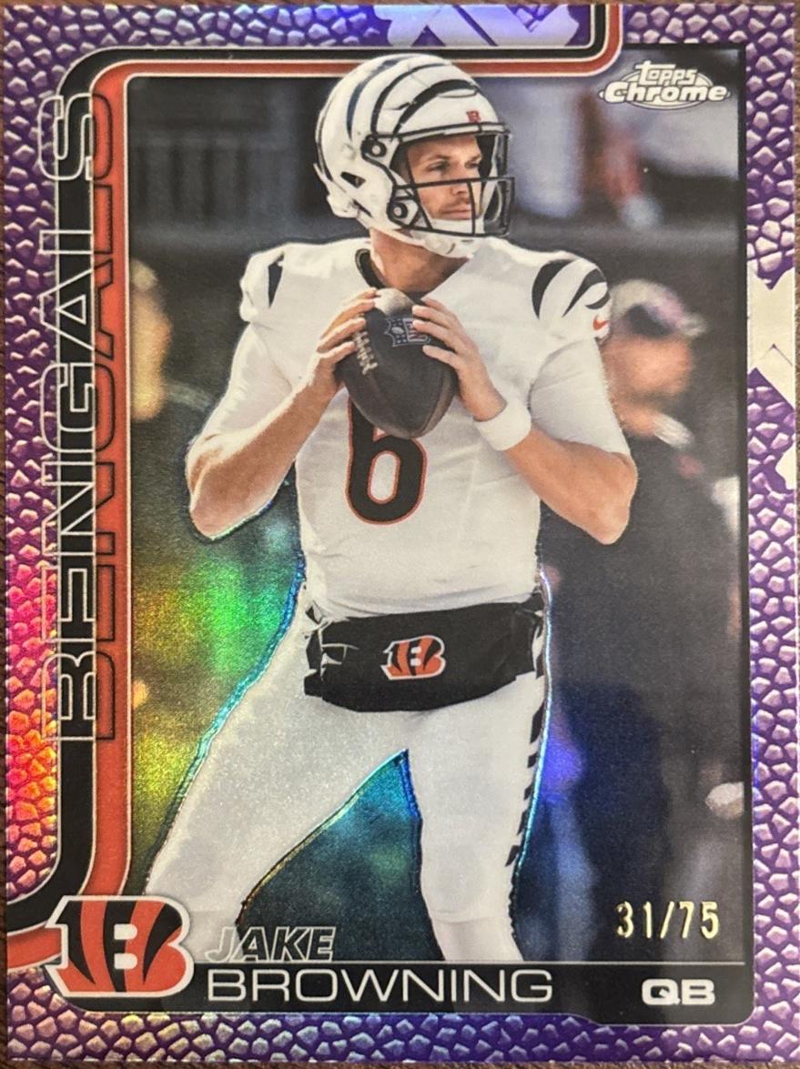 Jake Browning [Leather Purple] #63
