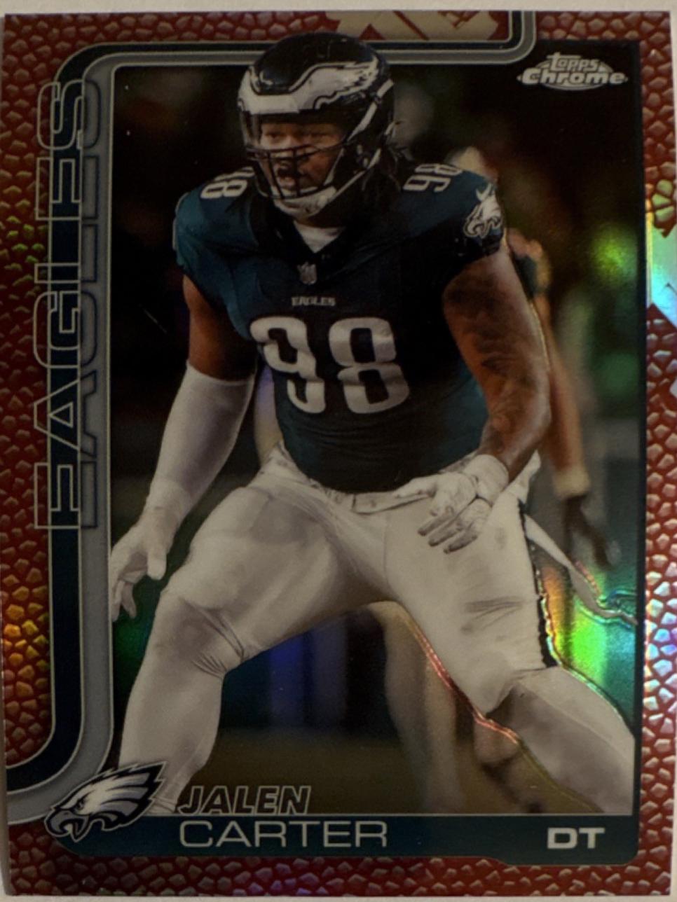 Jalen Carter [Leather Purple] #250