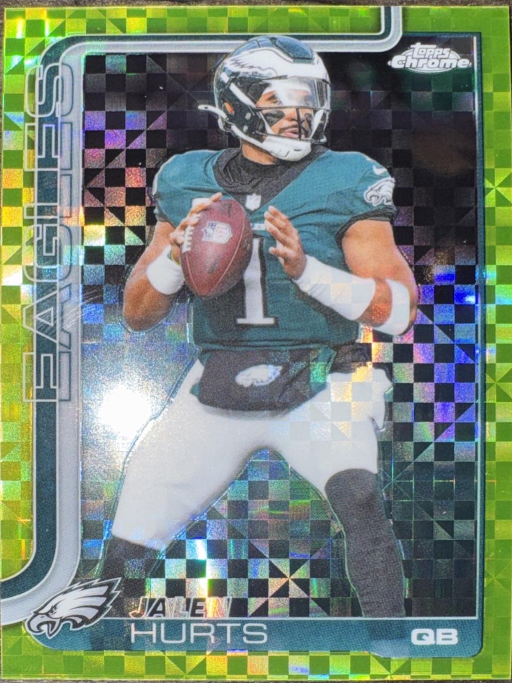 Jalen Hurts [X-Fractor Green] #247