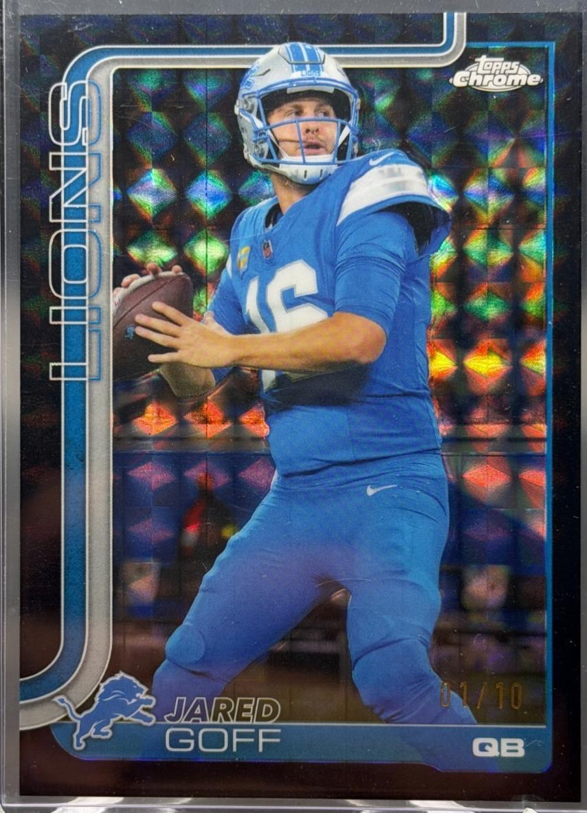 Jared Goff [Black Geometric Refractor] #102