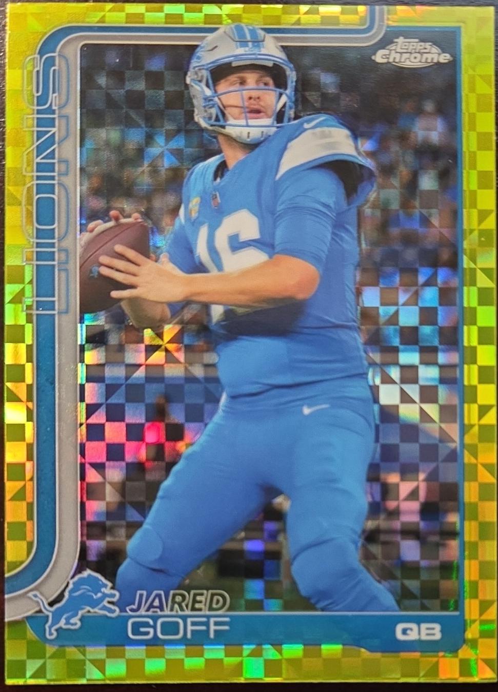 Jared Goff [X-Fractor Green] #102