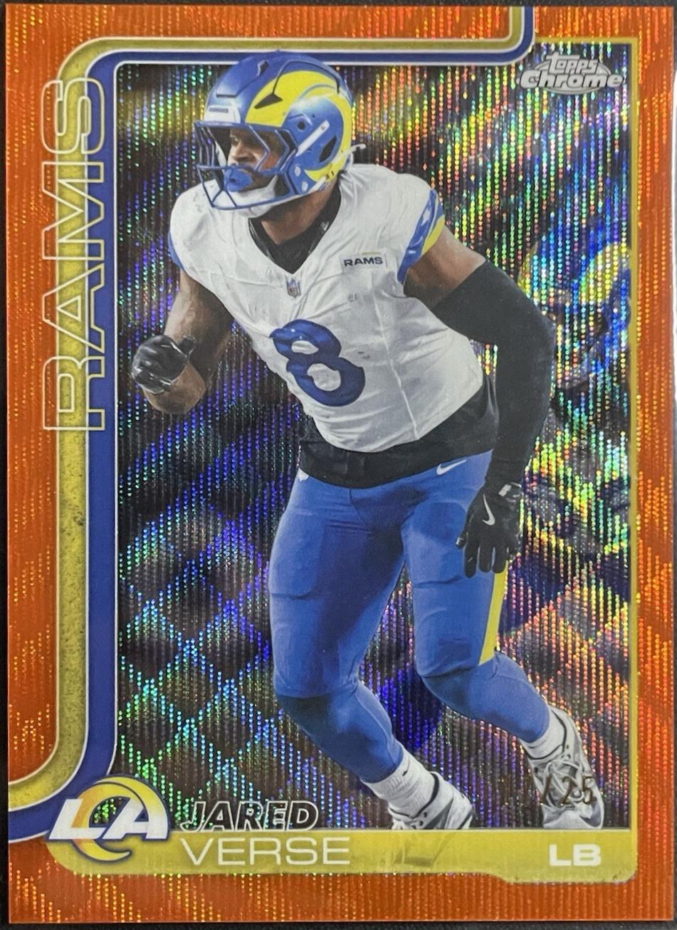 Jared Verse [Orange Wave Refractor] #173