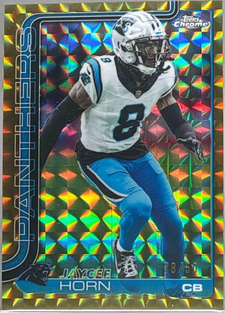 Jaycee Horn [Gold Geometric Refractor] #41