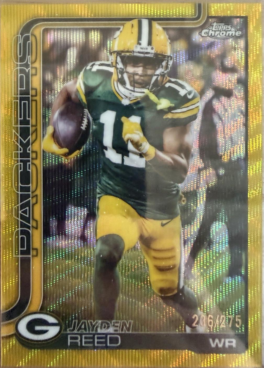 Jayden Reed [Yellow Wave Refractor] #107