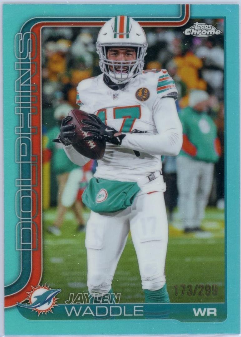 Jaylen Waddle [Teal Wave] #186