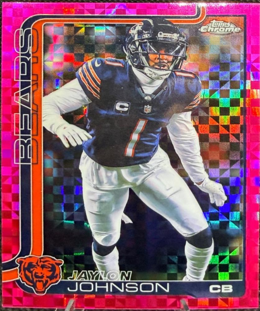 Jaylon Johnson [X-Fractor Pink] #57