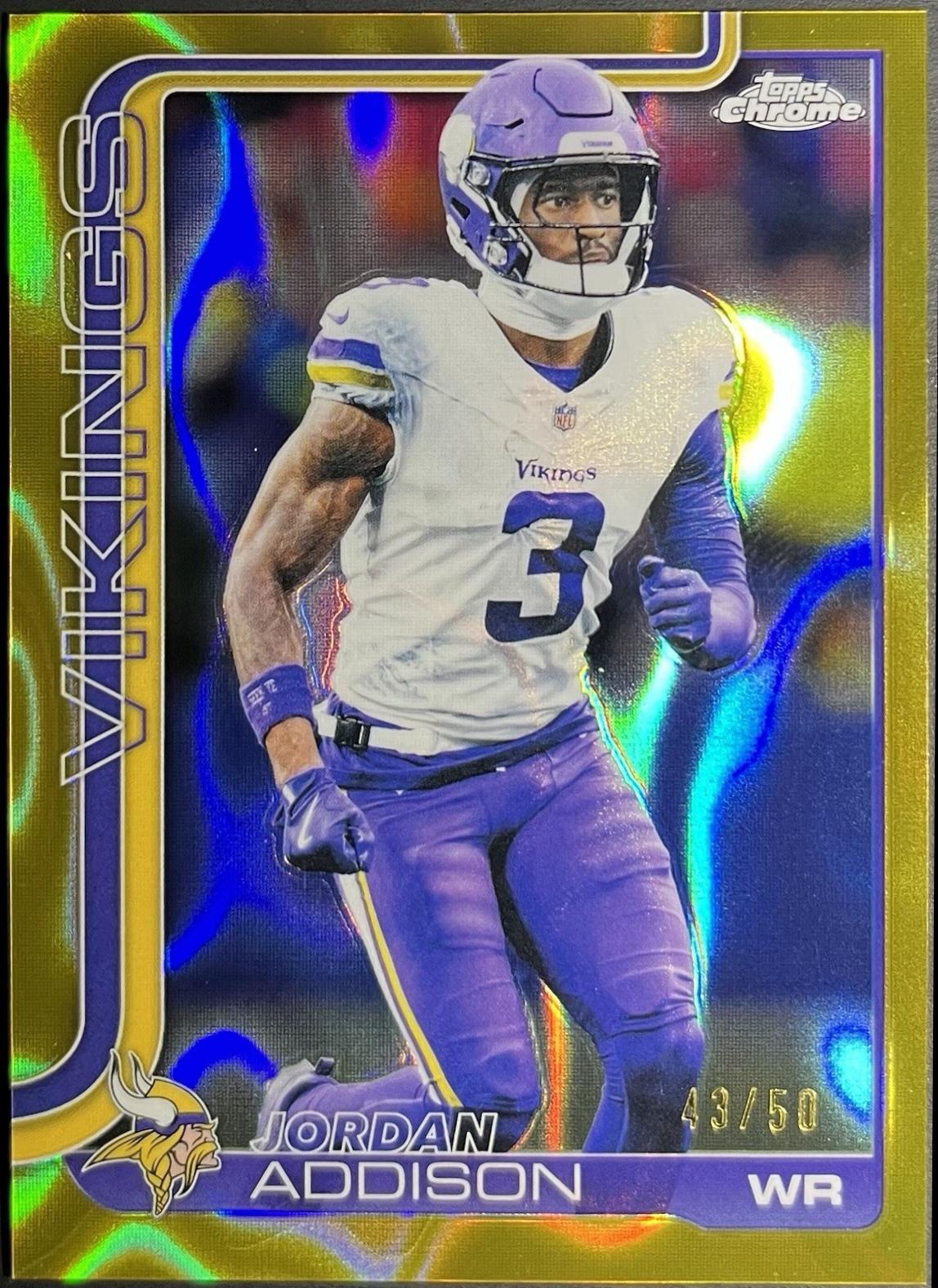 Jordan Addison [Gold Refractor] #202