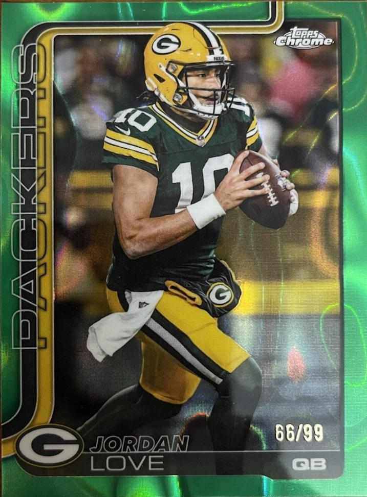 Jordan Love [Green Wave Refractor] #109