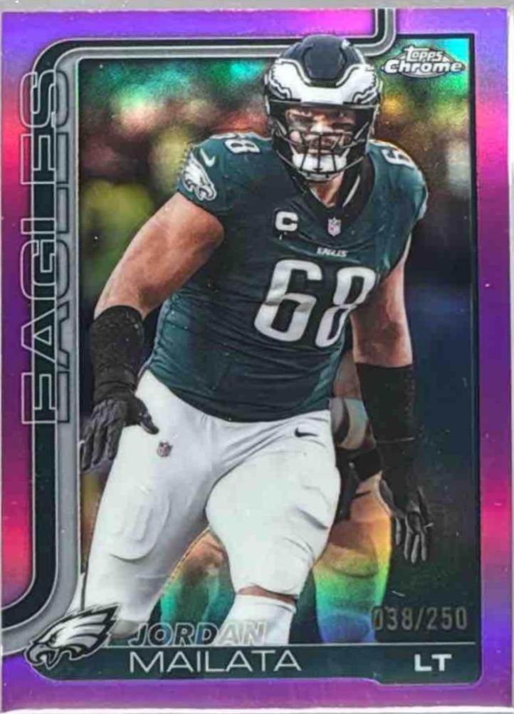 Jordan Mailata [Pink Refractor] #245
