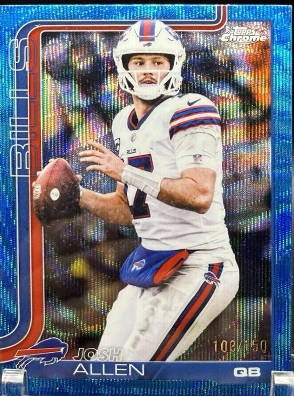Josh Allen [Blue Wave Refractor] #34