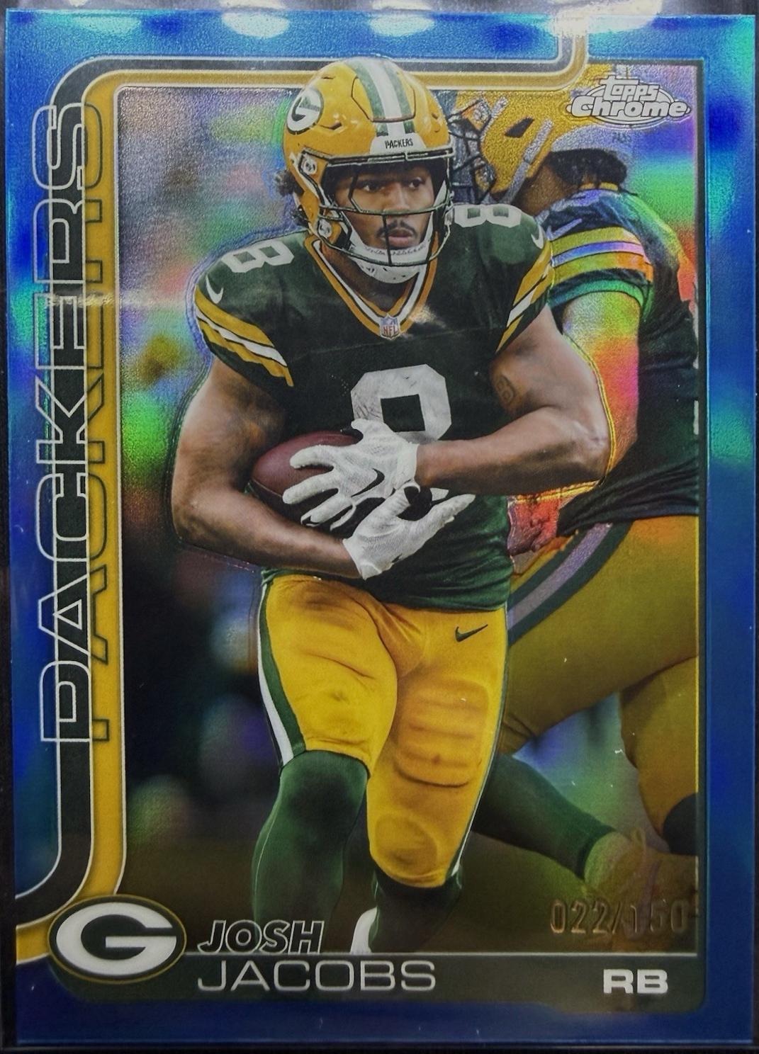 Josh Jacobs [Blue Refractor] #110