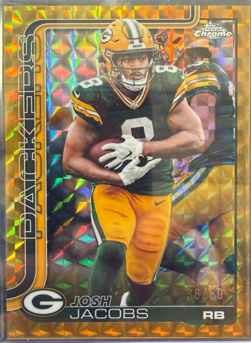 Josh Jacobs [Gold Geometric Refractor] #110