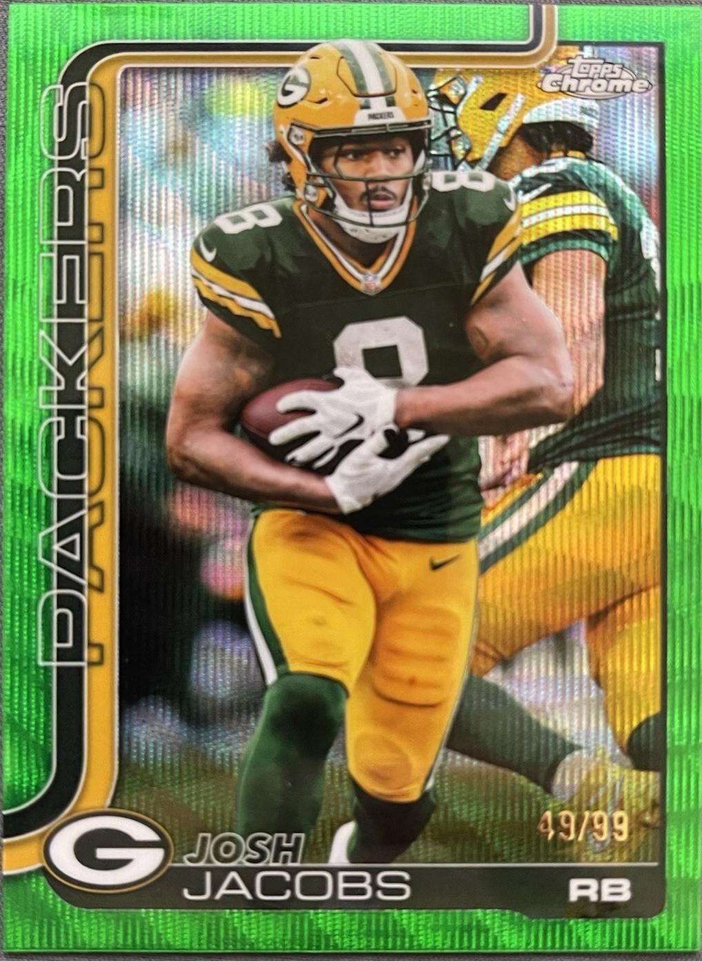 Josh Jacobs [Green Wave Refractor] #110