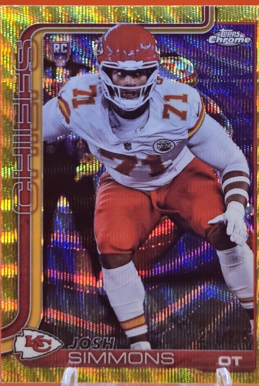 Josh Simmons [Yellow Wave Refractor] #304
