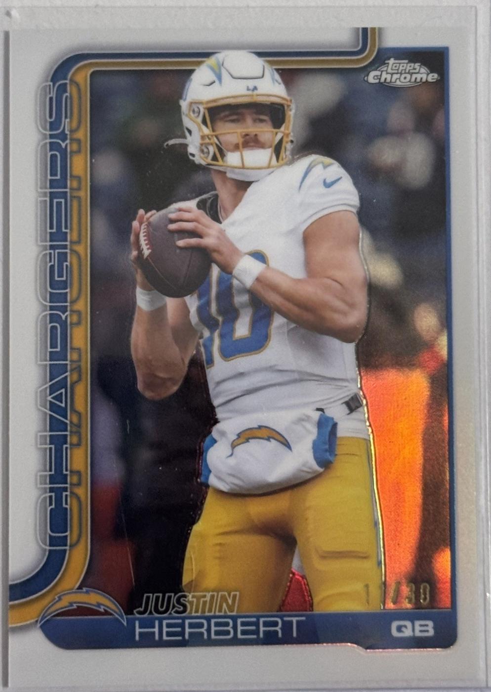 Justin Herbert [White Refractor] #158