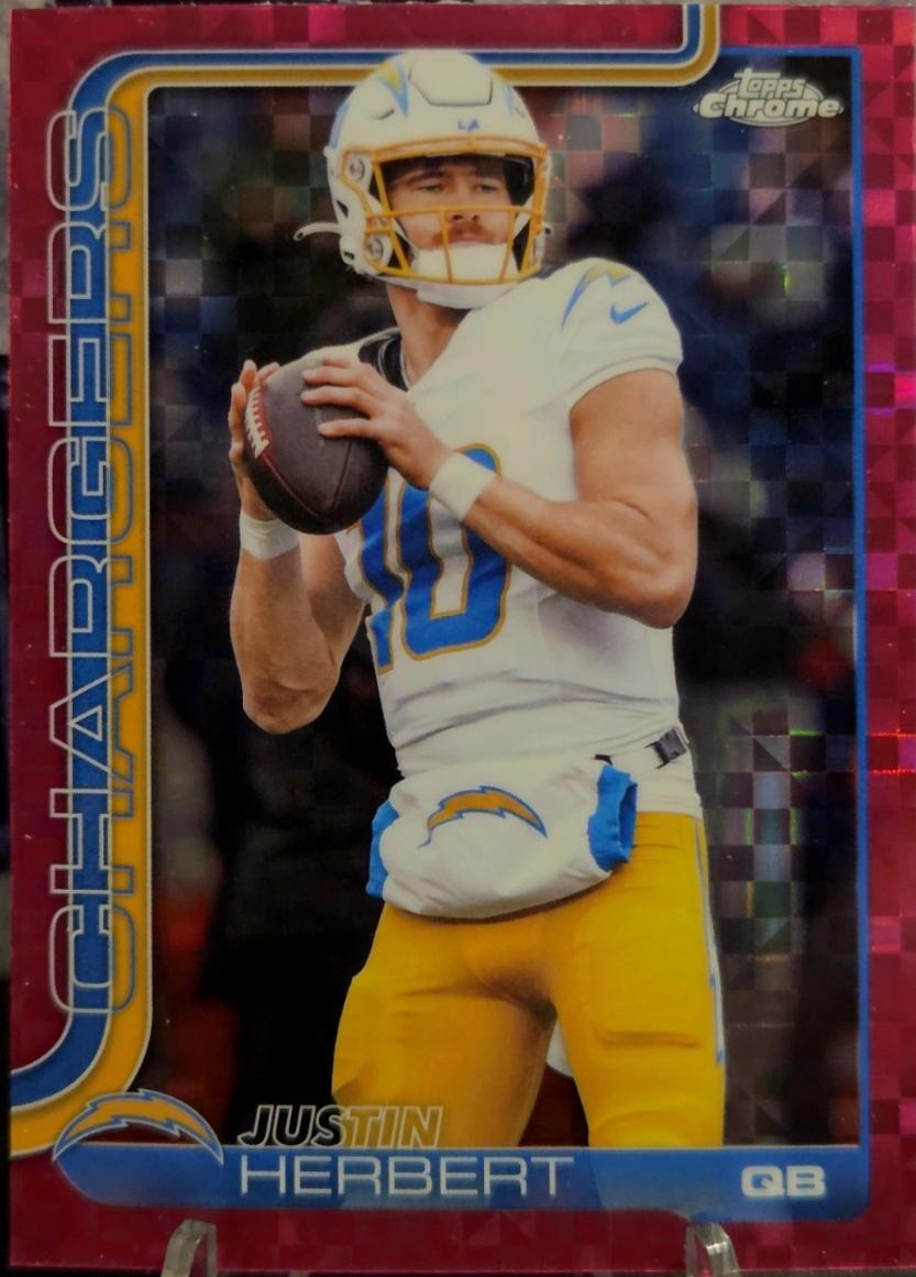 Justin Herbert [X-Fractor Pink] #158