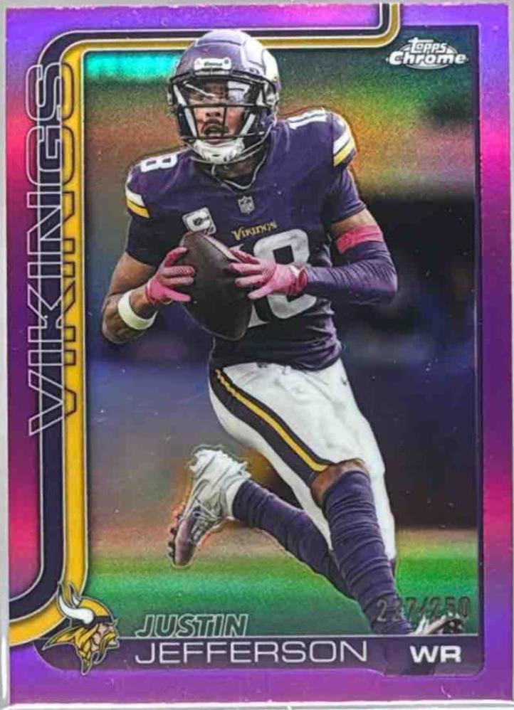 Justin Jefferson [Pink Refractor] #195
