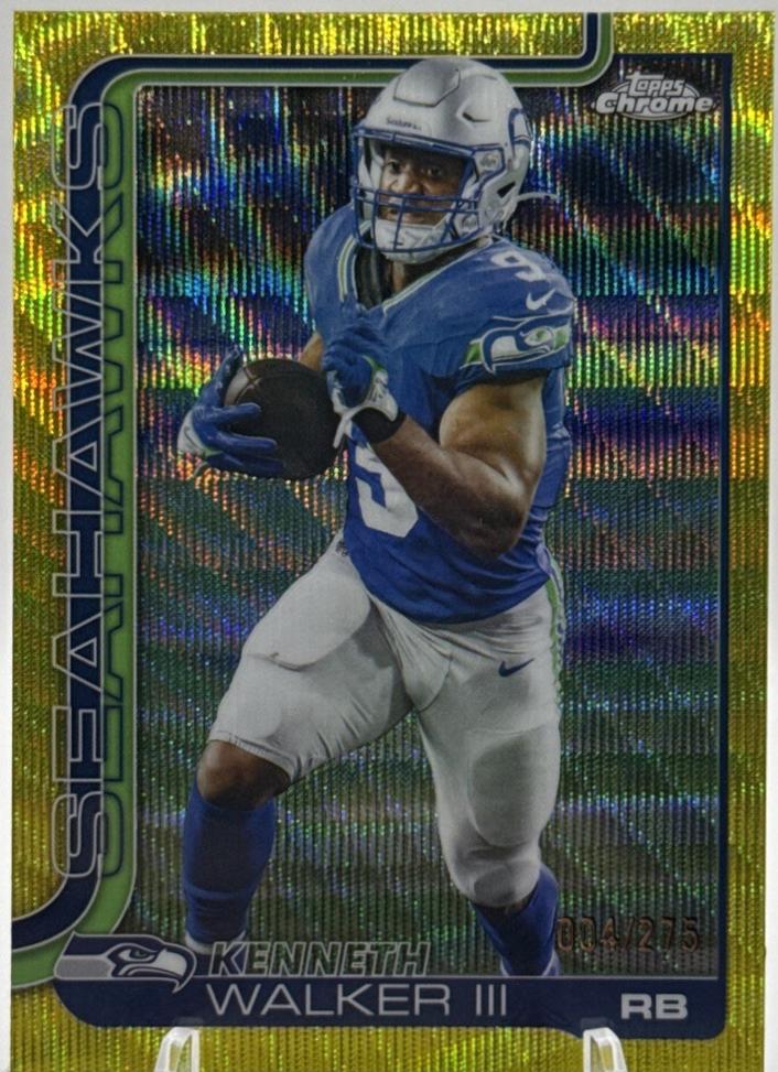 Kenneth Walker III [Yellow Wave Refractor] #276