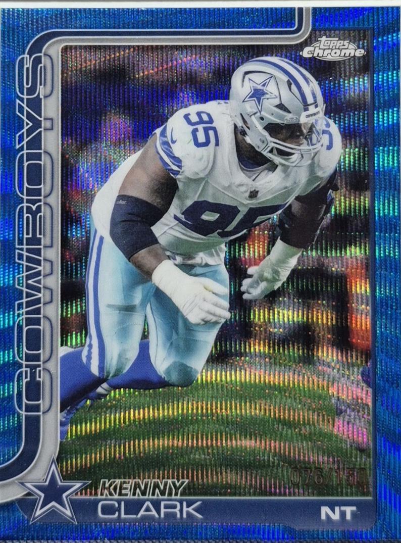 Kenny Clark [Blue Wave Refractor] #73