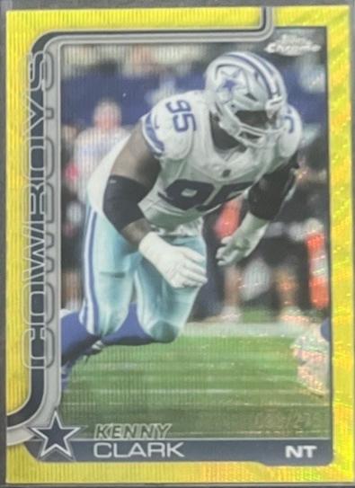 Kenny Clark [Yellow Wave Refractor] #73