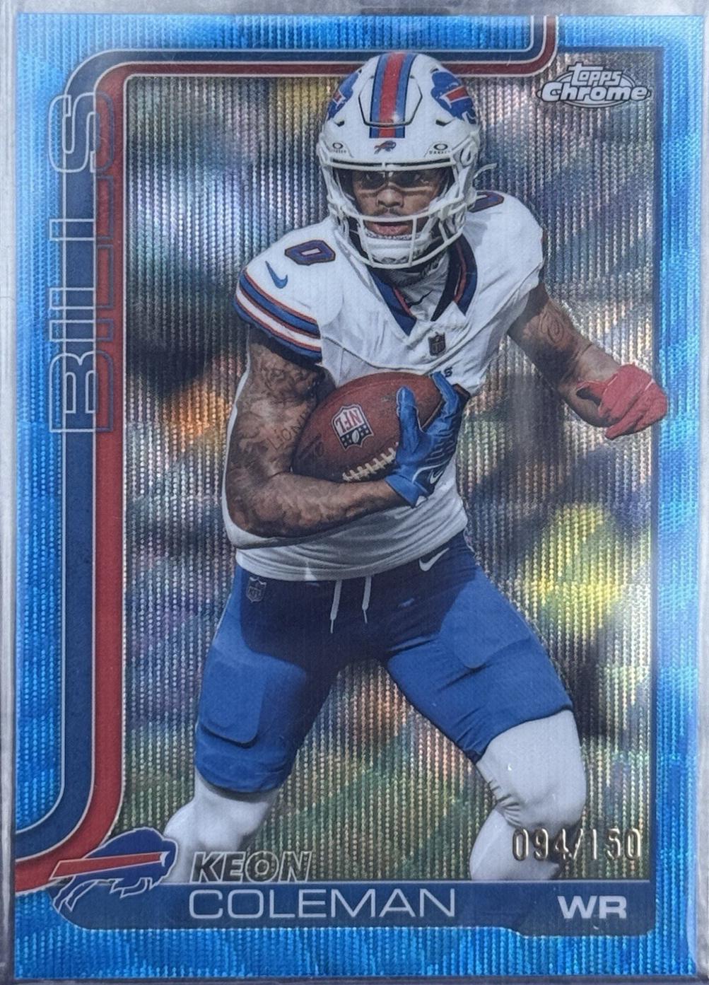 Keon Coleman [Blue Refractor] #30