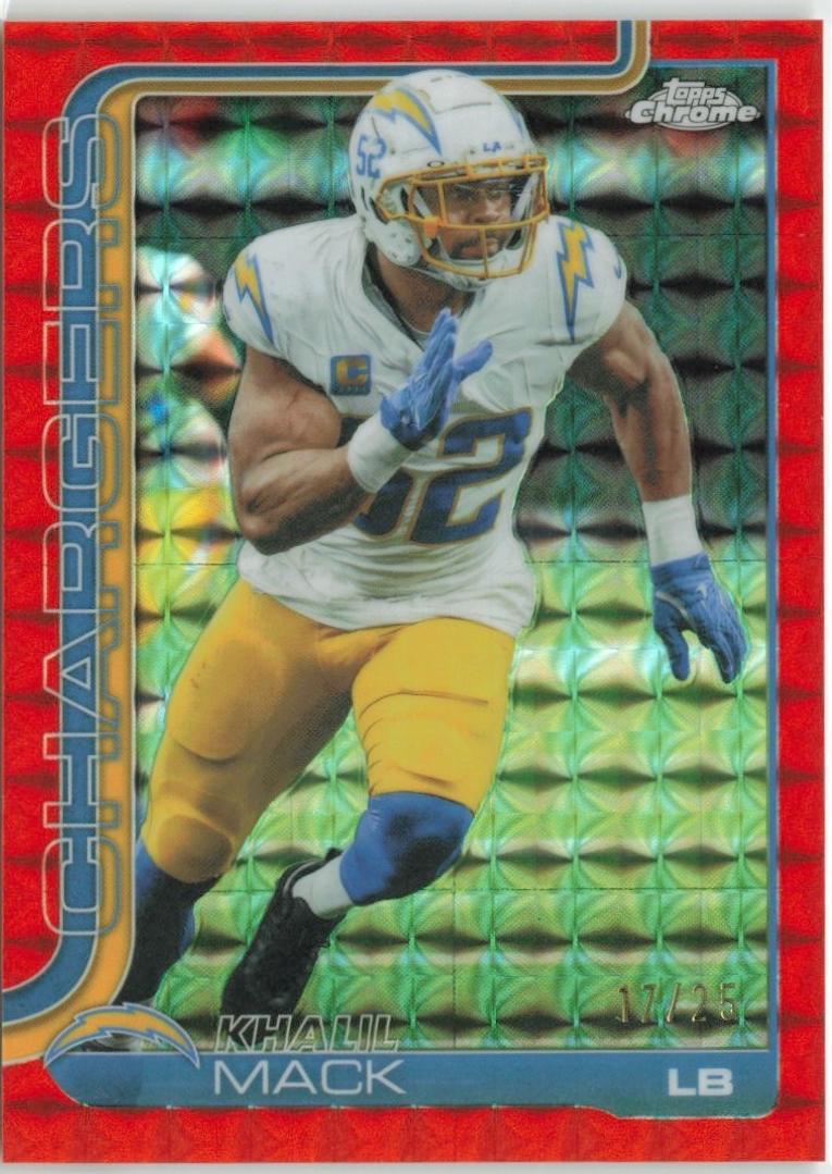 Khalil Mack [Orange Geometric Refractor] #160