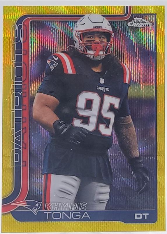 Khyiris Tonga [Yellow Wave Refractor] #214