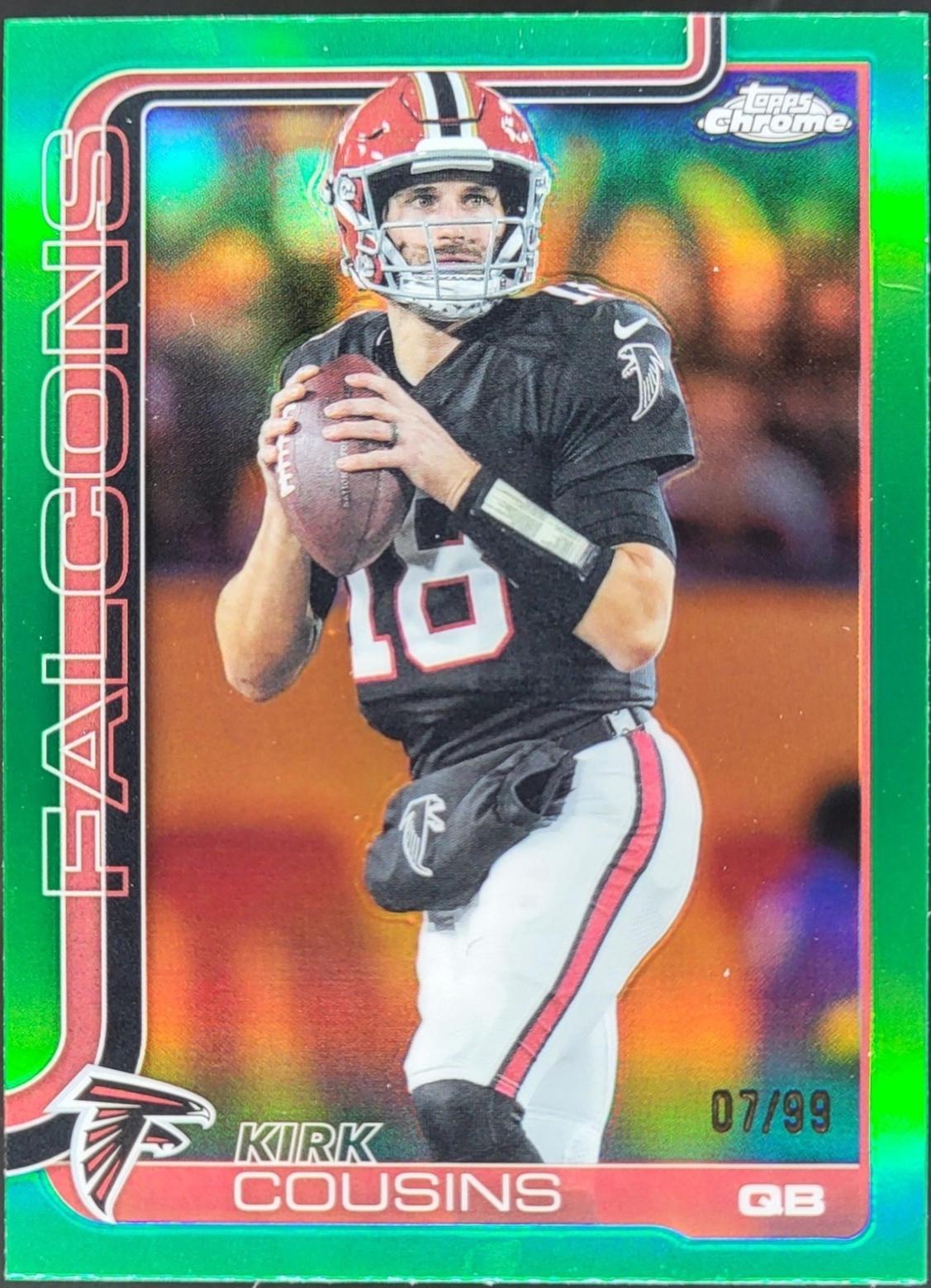 Kirk Cousins [Green Refractor] #13