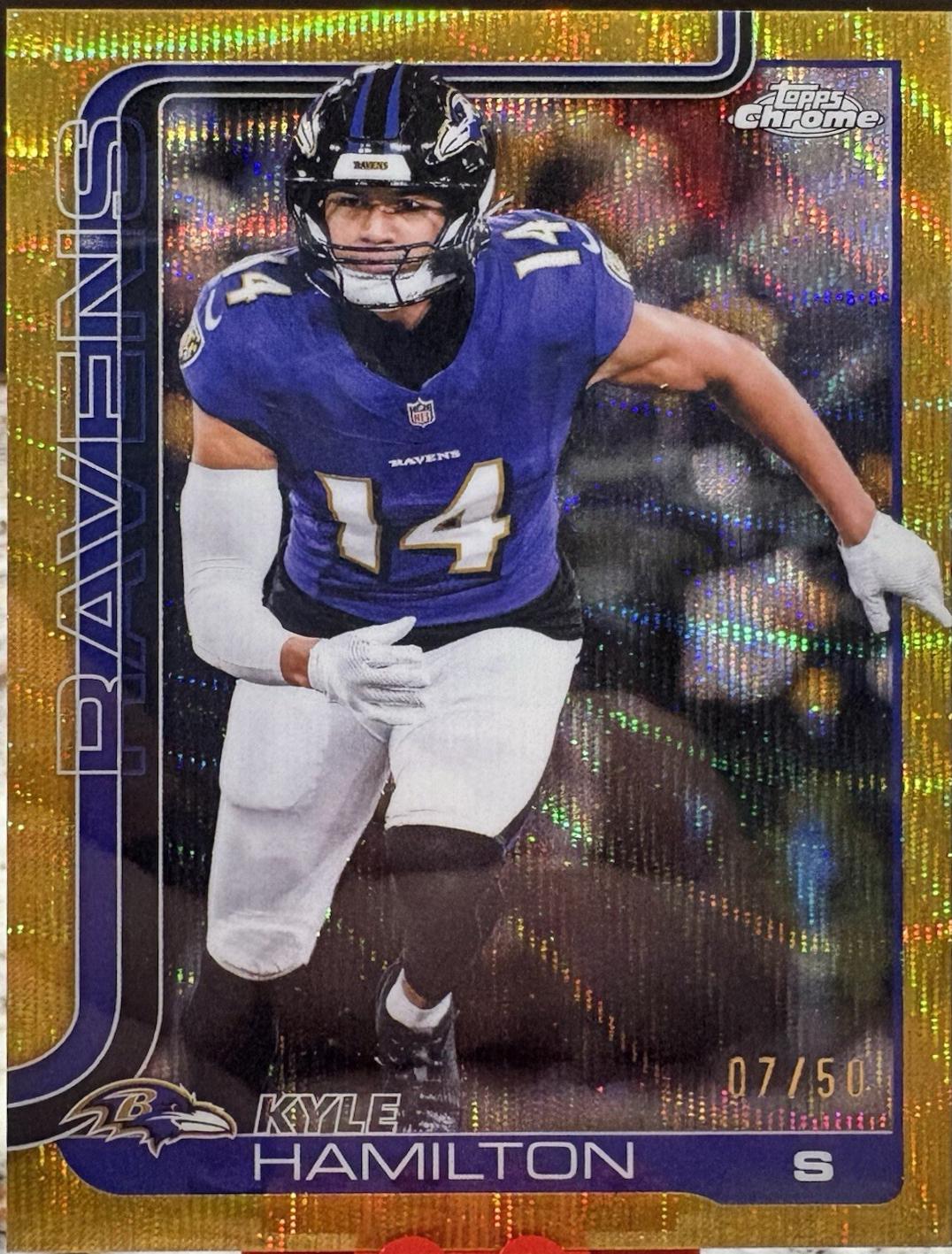 Kyle Hamilton [Gold Wave Refractor] #29