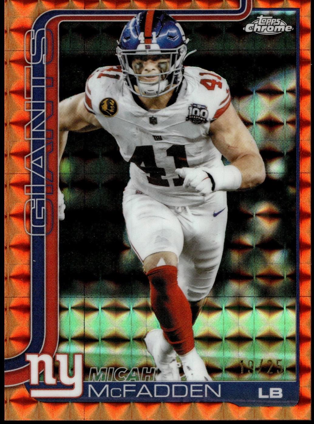 Micah McFadden [Orange Geometric Refractor] #232