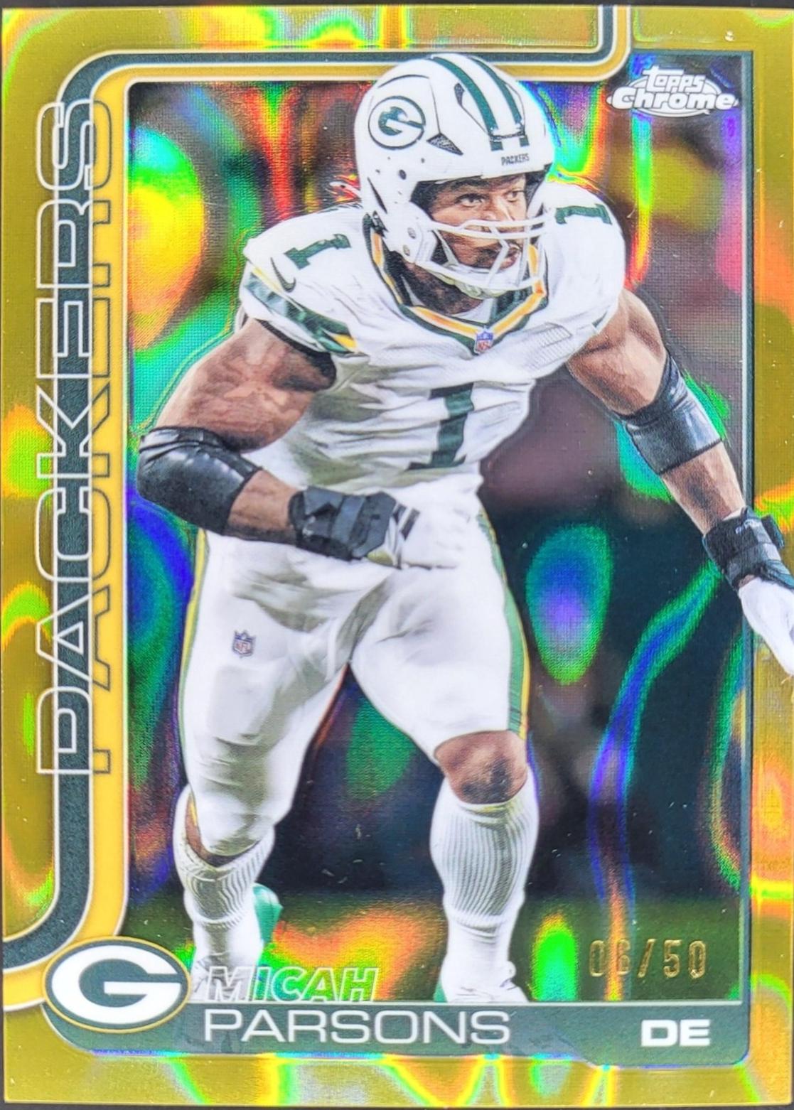 Micah Parsons [Gold Refractor] #77