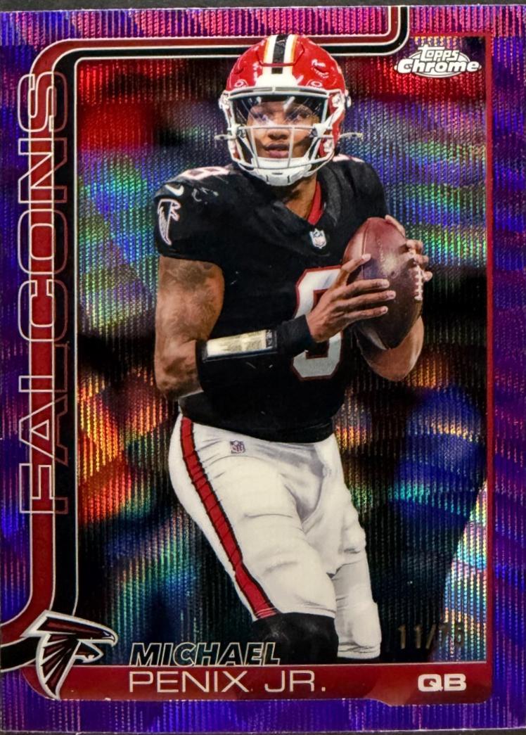 Michael Penix Jr. [Purple Wave Refractor] #15