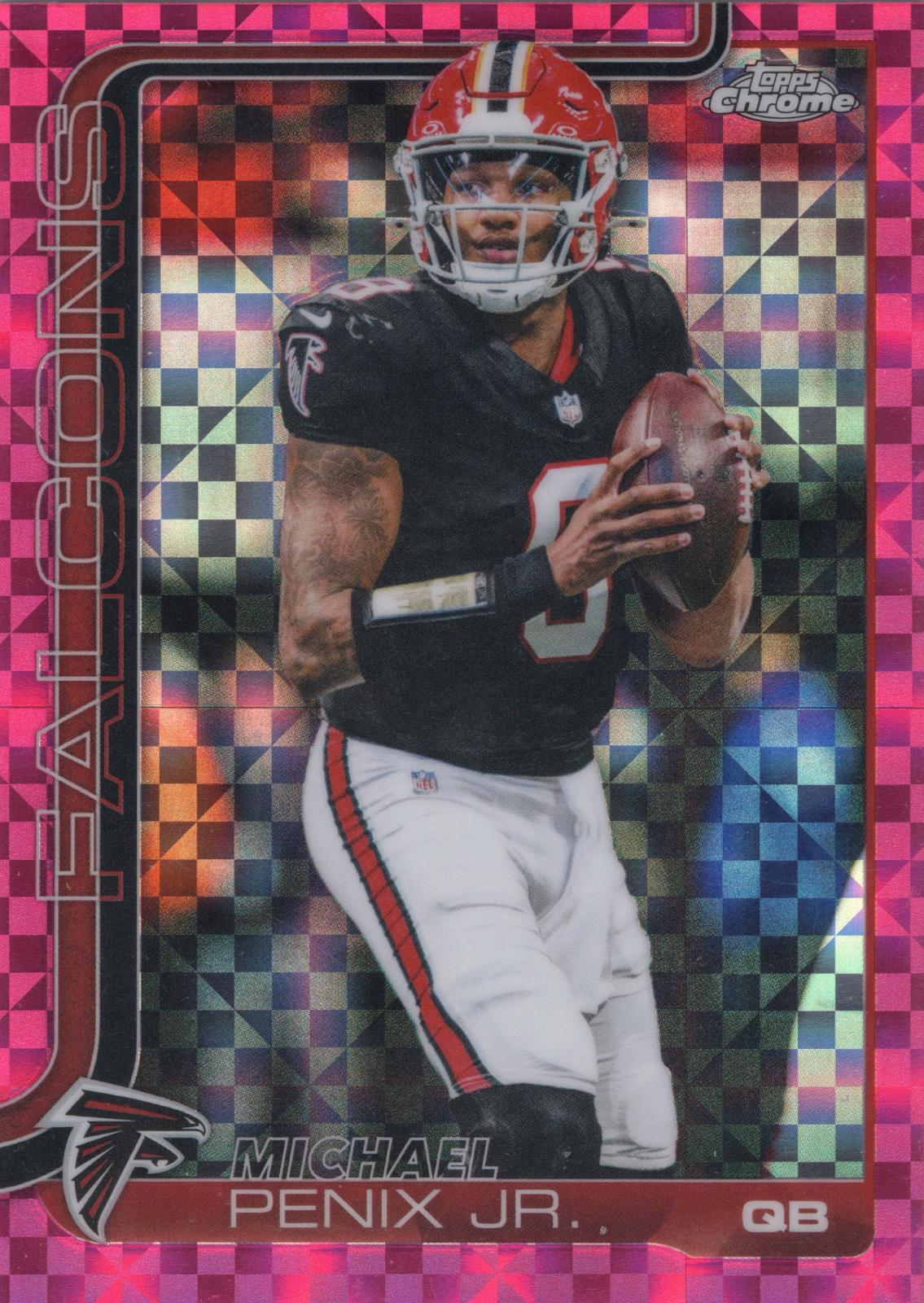 Michael Penix Jr. [X-Fractor Pink] #15