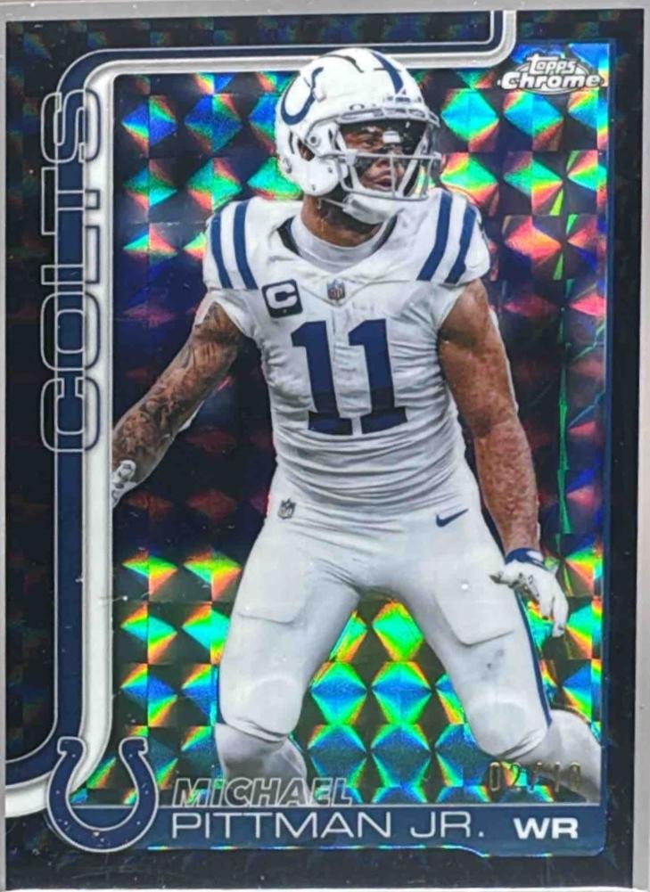Michael Pittman Jr. [Black Geometric Refractor] #126