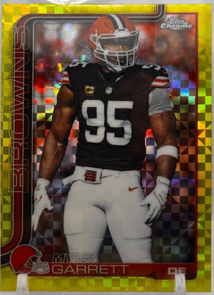 Myles Garrett [X-Fractor Green] #70
